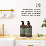 Muse Apothecary Hand Ritual - Botanical Collection - Aromatic and Nourishing Hand Soap, Infused with Natural Aromatherapy Essential Oils - 16 oz, Warm Cedar, 2 Pack