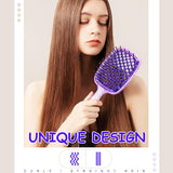 Wet & Dry Vented Detangling Hair Brush, Cherry Blossom