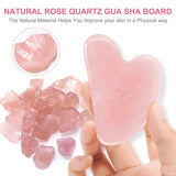 Gua Sha Massage Tools & Rose Oil & Vitamin C Serum in One Set for Facial Massage, Face Oil and Serum Gua Sha Pack, Anti Age Wrinkle and Dark Spot Face Skin Care Sets & Kits for Women