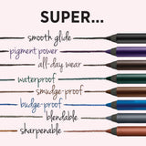 IT Cosmetics Superhero No-Tug Gel Eyeliner, Brilliant Brown - Soft Natural Brown - Waterproof, Blendable Formula - Sharpenable Pencil - 0.042 oz