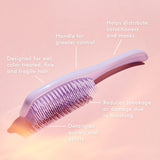 Tangle Teezer The Fine and Fragile Ultimate Detangling Brush, Dry and Wet Hair Brush Detangler for Color-Treated, Fine and Fragile Hair, Hypnotic Heather