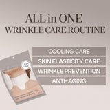 Marshique Wrinkle Repair Hydrogel Collagen Neck Mask, preventing thermal aging, wrinkle improvement, 0.2oz x 4ea