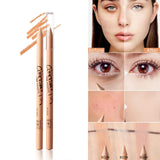 12 Pcs Wonder Concealer Pencil，3 Colors Face Concealer Pencil，Evens Out Skin Tone，Can Perfection Conceal Blemish，Dark Circle，Aging Spot，Acne，etc