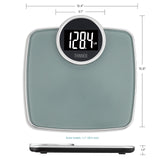 Thinner by Conair Scale for Body Weight, Digital Bathroom Scale in Silver