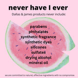 Dallas & James Skincare Co. Watermelon Dream Clarity Serum - with Cloudberry - Hydrate & Clear Clogged Pores with Salicylic Acid, Mandelic Acid + Niacinamide