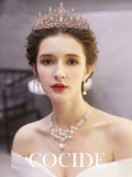 COCIDE Tiara and Crown for Women Crystal Queen Crown Rhinestone Tiara for Girl Bride Wedding Hair Accessories for Bridal Birthday Party Prom for Halloween Cos-play Costume Christmas