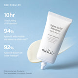 Melixir Vegan Airfit Sunscreen SPF 50, Korean Sunscreen for Face, Moisturizing Sun Cream for Sensitive Skin, Non Greasy and Unseen Sunscreen, Reef Safe, 50ml