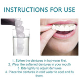 Kahxi Temporary Teeth Perfect Cover,Adjustable Snap On,Moldable False Teeth for Beautiful Smile,Nature and Comfortable