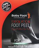 Baby Foot - Original Foot Peel Exfoliator For Men - Foot Peel Mask - Repair Rough Dry Cracked Feet and remove Dead Skin, Repair Heels and enjoy Baby Soft Smooth Feet 2.7 Fl. Oz. Mint Scented Pair