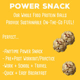 simplyFUEL Whole Food Protein Balls with Probiotics - Peanut Butter Honey Almond Protein Snacks - 8g Protein Snack - Gluten Free Energy Balls (1 Pack of 12 Balls)