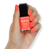 LONDONTOWN LAKUR Nail Polish, Nail Lacquer, Flashback, Sunset Orange, 1 ct.