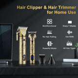 Beard Trimmer for Men, Hair Clippers for Men Professional,Cordless Mens Hair Trimmer, Shaving Kit for Men, Barber Clippers, Mens Grooming Kit, Clippers and Trimmers Set, Gifts for Men