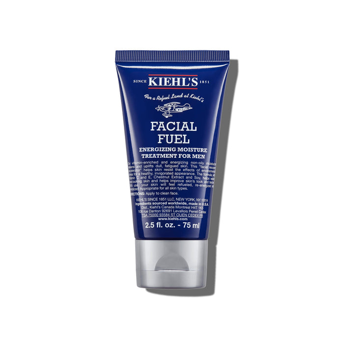 Kiehl's Facial Fuel Moisturizer, Men's Face Cream, with Vitamin C and Caffeine that Contain Antioxidants to Help Energize and Reduce Dullness, Non-Greasy, Paraben, and Sulfate Free - 2.5 fl oz