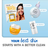 Olay Cleansing Melts + Retinol Face Cleanser, 64 ct. total (2 x 32 ct.), Water-Activated Face Wash to Clean, Tone, and Refresh