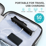 Water Flosser,Water Flosser Cordless,Uthvouxy Portable Dental Flossers with 4 Modes 5 Tips,Dental Care,Waterproof Oral Irrigator Rechargeable Powerful Teeth Oral Cleaner for Home & Travel-Black