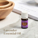 Young Living Lavender 5ml Essential Oil - Tranquil Aroma for Perfumes, Soothing Senses - Ideal for Massage, Relaxation, and Skin Care - Aromatherapy Diffuser