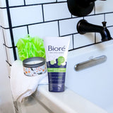 Bioré Pore Unclogging Scrub, Removes Excess Dirt and Oils, Face Scrub, with Salicylic Acid, Oil Free, 5 Ounces (Pack of 3)