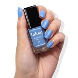 LONDONTOWN Soft Blue Shimmery Nail Polish, Tidal lakur, Vegan Chip-Resistant Long-Lasting Nail Lacquer, 40 fl oz