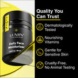 Lumin - Daily Face Moisturizer For Men - With Niacinamide, Mens Face Lotion, Mens Skin Care, Ideal For Normal & Combination Skin, 50ml, 2-Pack