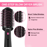 Lopeie Hair Dryer Brush Blow Dryer Brush in One, One-Step Brush Blow Dryer with Negative Ionic, 4 in 1 Hair Dryer and Styler Volumizer with Oval Barrel for All Hair Types