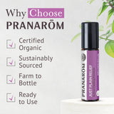 Pranarom - Just Plain Relief Essential Oils, Relaxing Aromatherapy Oils, Organic Essential Oil Blend, Calming Essential Oils with Lavender, Peppermint & Helichrysum, 8mL