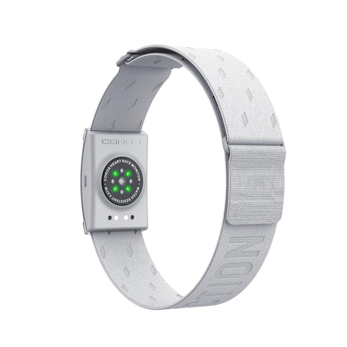 COROS Heart Rate Monitor, Comfort, Easy to wear, Auto-wear Detection, Advanced Sensor, Precise Data, Bluetooth, 38 Hours Battery Life, Compatible with up to 3 Connections, for Run and Bike-Grey