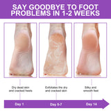 ALIVER Foot Peel Mask 3 Pack, Exfoliator Peel Off Calluses Dead Skin Callus Remover, Baby Soft Smooth Touch Feet-Men Women (Lavender)