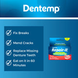 Dentemp Repair Kit - Repair-It Advanced Formula Denture Repair Kit - Denture Repair Kit Repairs Broken Dentures - Denture Repair to Mend Cracks & Replace Loose Teeth…