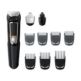 Philips Norelco Multi Groomer All-in-One Trimmer Series 3000-13 Piece Mens Grooming Kit for Beard, Face, Nose, Ear Hair Trimmer and Hair Clipper - NO Blade Oil Needed, MG3740/40