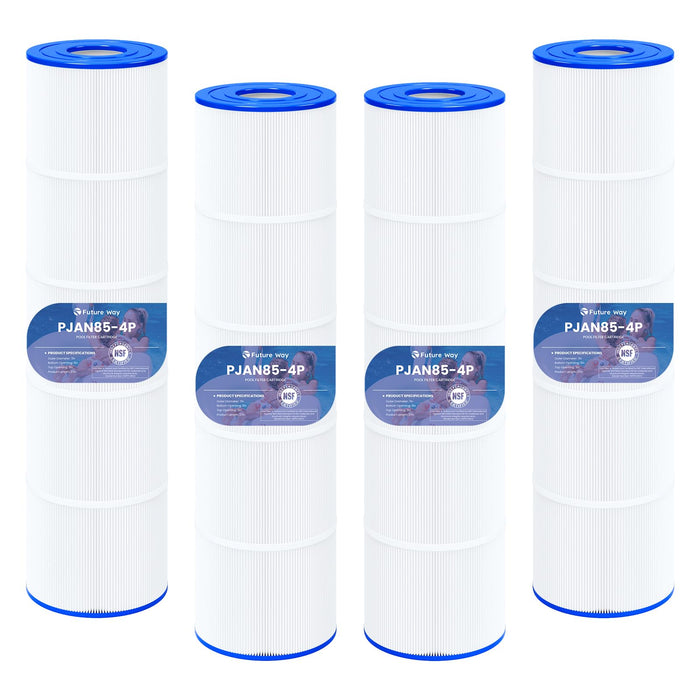 Future Way CV340 Pool Filter Cartridges Replacement for Jandy CL340, CV340, Replace Pleatco PJAN85, Jandy R0554500, Unicel C-7459, Filbur FC-6405, 4x85 sq. ft (4 Pack)
