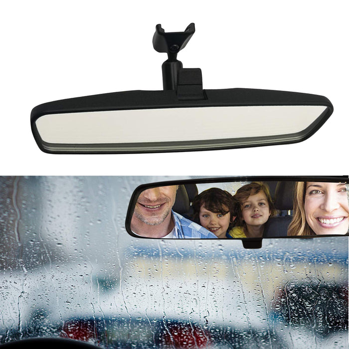 10.5" Rear view mirror, Interior rearview mirror Kit Compatible With Toyota Corolla, RAV4, Ford Focus, Jeep Wrangler, CJ, Nissan Rogue, Murano, Kicks, Sentra, Altima, Armada SUV, Car