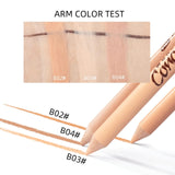 12 Pcs Wonder Concealer Pencil，3 Colors Face Concealer Pencil，Evens Out Skin Tone，Can Perfection Conceal Blemish，Dark Circle，Aging Spot，Acne，etc