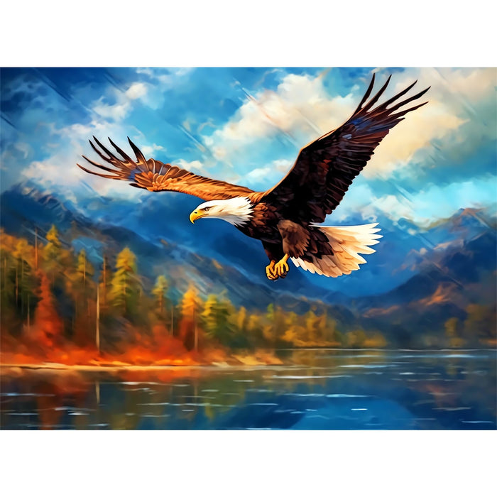 500 Piece Puzzle for Adults, Jigsaw Puzzles Eagle Puzzles Games 500 Pieces and Up for Adult Children Elderly Great Gift Family Games 20.5"X15"