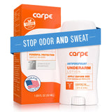 Carpe Underarm Antiperspirant and Deodorant, Clinical strength with all-natural Eucalyptus scent, Combat excessive sweating Stay fresh and dry, Great for hyperhidrosis