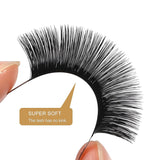 FENSHINE BEAUTY Fenshine Volume Lashes Extensions, Soft Easy Fan Volume Lashes Self Fanning Lashes, Automatic Blooming Flower Lashes for Eyelash Extension Supplies (0.07 D Curl, 8mm)