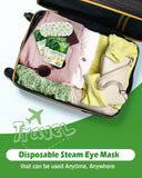 16 Packs Steam Eye Masks for Dry Eyes, Green Tea Warm Eye Mask, Relief Eye Fatigue Hot Sleep Eye Mask for Puffy Eyes Mask, Disposable Moist Heating Compress Pads for Sleeping, Self Heated Eye Mask