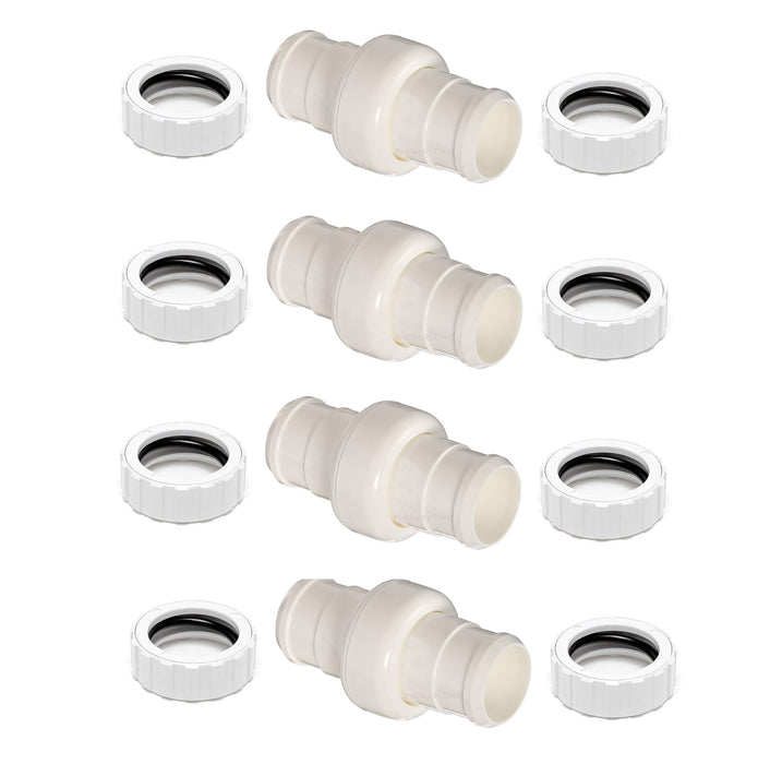 ATIE 360 Pool Cleaner Combo Kit - Hose Swivel 9-100-3002 & Nut 9-100-3109 (4 Pack) for Zodiac Polaris 360