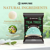 BUMPLYBEE Paraffin Wax for Hand and Feet, 10 Pack Tea Tree Paraffin Wax Refills for Paraffin Wax Machine, Hand Wax Paraffin Wax Bath, Foot Wax Paraffin Bath, Moisturizing Hands Feet, Deep Hydration