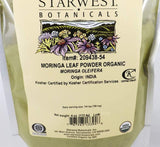 Organic Moringa Leaf Powder - Moringa Oleifera - 4oz bag