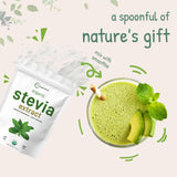 Pure Organic Stevia Powder, 8 Ounces, 1418 Serving, High Grade Stevia Green Leaf Extract Reb-A, Reduced Bitter Aftertaste, 0 Calorie, Natural Sweetener, Sugar Alternative, Keto Friendly