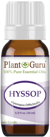 Hyssop Essential Oil 10 ml 100% Pure Undiluted Therapeutic Grade.