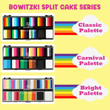 Bowitzki Face Paint Kit Professional Split Cake Face Painting Set For Kids Adults 12x10 gm with Stencil One Stroke Non Toxic Rainbow Flora Dolphin Unicorn Flame Body Paint Halloween Christmas Makeup