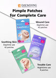 DWEasyDerm Quick Calming Magnesium Patches(20 patches) with Cica Ampoule - Intensive Care, Pimple patches, Hydrocolloid Band, Zits Spot care – Overnight Home Care 2-8 hours, New boxs types