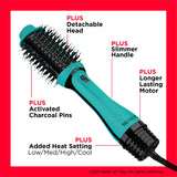 Revlon One Step Volumizer PLUS 2.0 Hair Dryer and Hot Air Brush | Dry and Style | Amazon Exclusive (Teal)