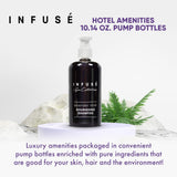 1-Shoppe All-in-Kit | Infuse Lavender Mint Shampoo | Spa Collection | Hotel Amenities in Pump Bottle | 10.14 oz. / 300 ml (4 Bottles)