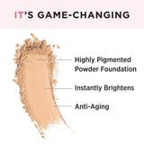 IT Cosmetics Celebration Foundation Illumination, Medium Tan (W) - Full-Coverage, Anti-Aging Powder Foundation - Blurs Pores, Wrinkles & Imperfections - 0.3 oz Compact