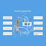 Water Flosser for Family Use 5 Color Jet Tips for Faucet & Shower, Oral Irrigator Non-Electric Safety Water Pressure, Dental Oral Care Tooth Cleaning. Energy Saving & Environmental Protection.