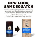 Men's Natural Deodorant - Aluminum-Free Deodorant from Dr. Squatch - Natural Deodorizer - made w/charcoal - Deodorant for Men - Smell fresh with Rainforest Rapids and Wood Barrel Bourbon (2 Pk)