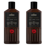 Cremo Distiller’s Blend Reserve Collection Barber Grade 2-in-1 Shampoo & Conditioner, 16 Fl Oz (Pack of 2)