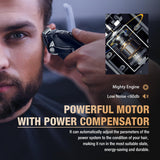 Professional Hair Clippers for Men - DLC Coated Blade with Power Compensator Motor - Cordless Hair Trimmer Set for Barbers with Charging Base - Premium Hair Clipper Kit - Gift for Men